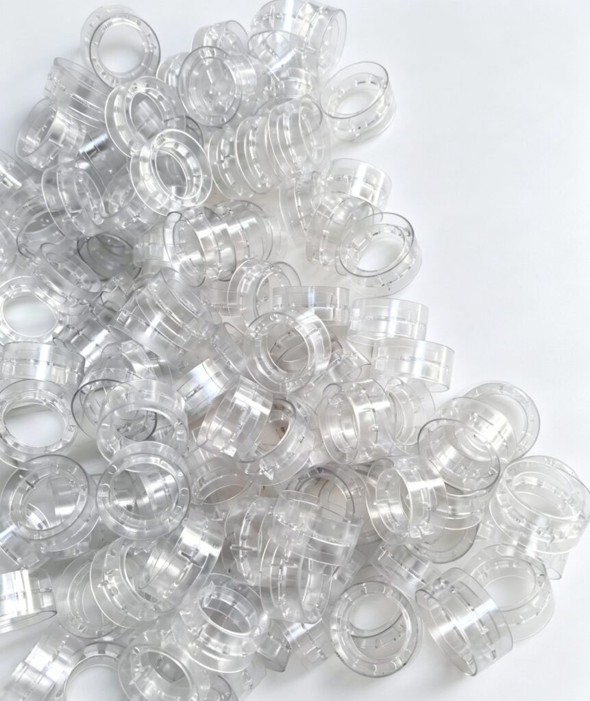 Super Clear Plastic Cores for Stationery Tape Manufacturing
